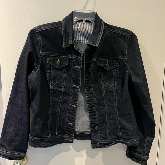 Women’s 2016 by Parasuco Denim Jean Jacket size L - Picture 1 of 14